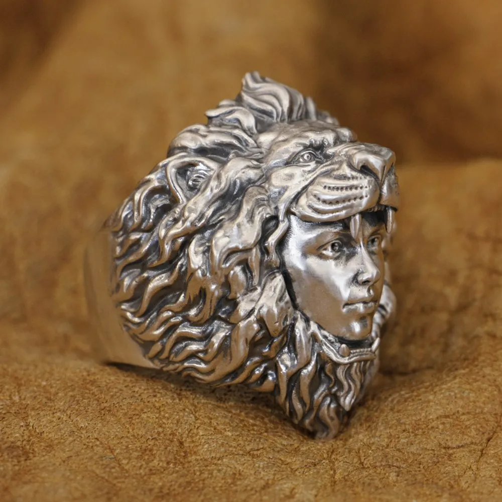 Кольцо Lion Beauty из стерлингового серебра 925 пробы с животным, байкерские ювелирные изделия в стиле панк TA349, размер США 7 ~ 16
Кольцо Lion Beauty из стерлингового серебра 925 пробы с животным, байкерские ювелирные изделия в стиле панк TA349, размер США 7 ~ 16