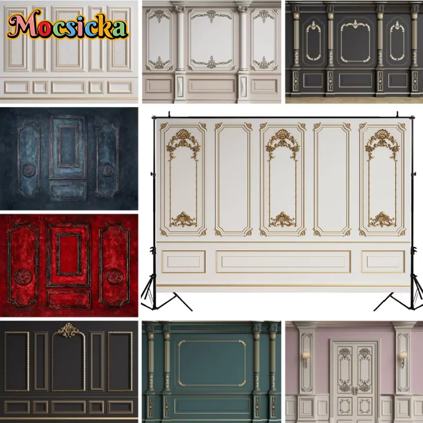 White Black Retro Door Photography Backdrops Room Interior Classic Wall Baby Portraits European Frame Birthday Photo Background
White Black Retro Door Photography Backdrops Room Interior Classic Wall Baby Portraits European Frame Birthday Photo Background
