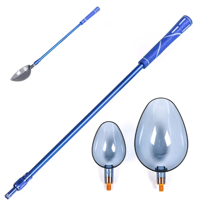 55 - 95cm Telescopic Aluminum Baiting Throwing Stick Handle With 2 Baiting Spoons Bait Throwers
55 - 95cm Telescopic Aluminum Baiting Throwing Stick Handle With 2 Baiting Spoons Bait Throwers