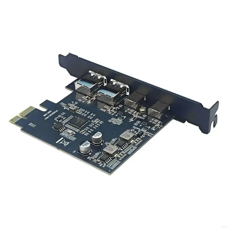 20CE 5Gbps USB3.2 Gen1 Expansion Card with 2xUSB A+2xType C for Efficient Data Exchange Compatibles USB2.0 Devices
20CE 5Gbps USB3.2 Gen1 Expansion Card with 2xUSB A+2xType C for Efficient Data Exchange Compatibles USB2.0 Devices