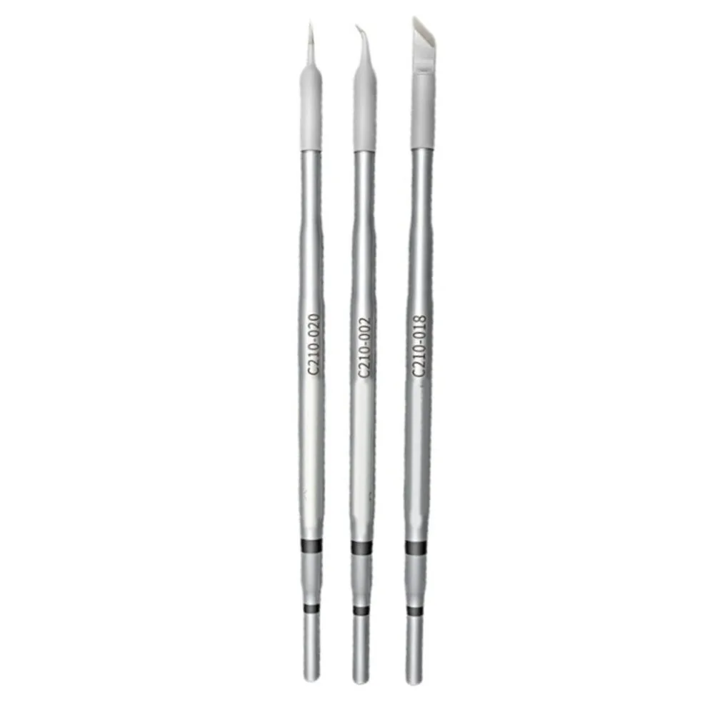 C210 Steel Universal-Soldering Iron Tip Compatible With T20T26 Soldering Station For Precision/jumper/narrow Space Welding
C210 Steel Universal-Soldering Iron Tip Compatible With T20T26 Soldering Station For Precision/jumper/narrow Space Welding