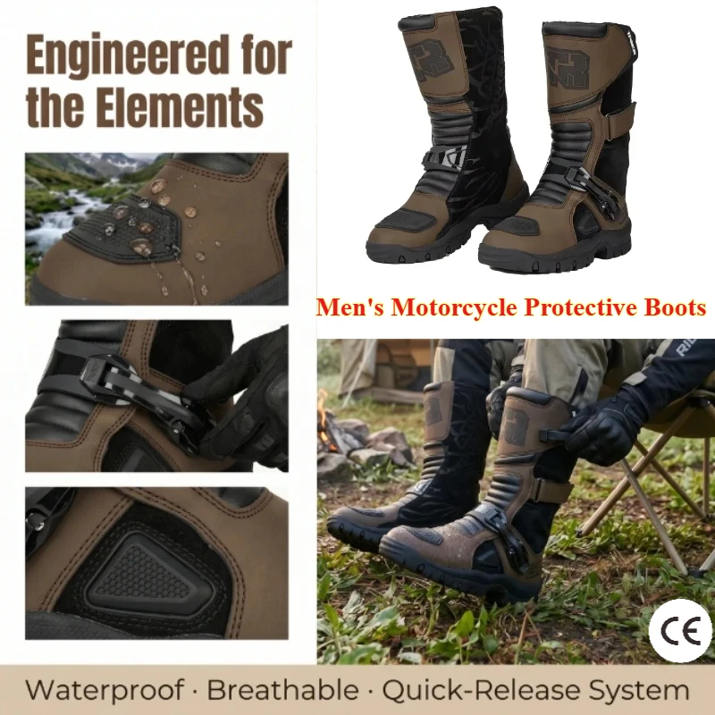 G2 Professional Outdoors Motocross Racing Long Boots Anti Slip Breathable Motos Shoes Men's Motorcycle Protective Boots
G2 Professional Outdoors Motocross Racing Long Boots Anti Slip Breathable Motos Shoes Men's Motorcycle Protective Boots