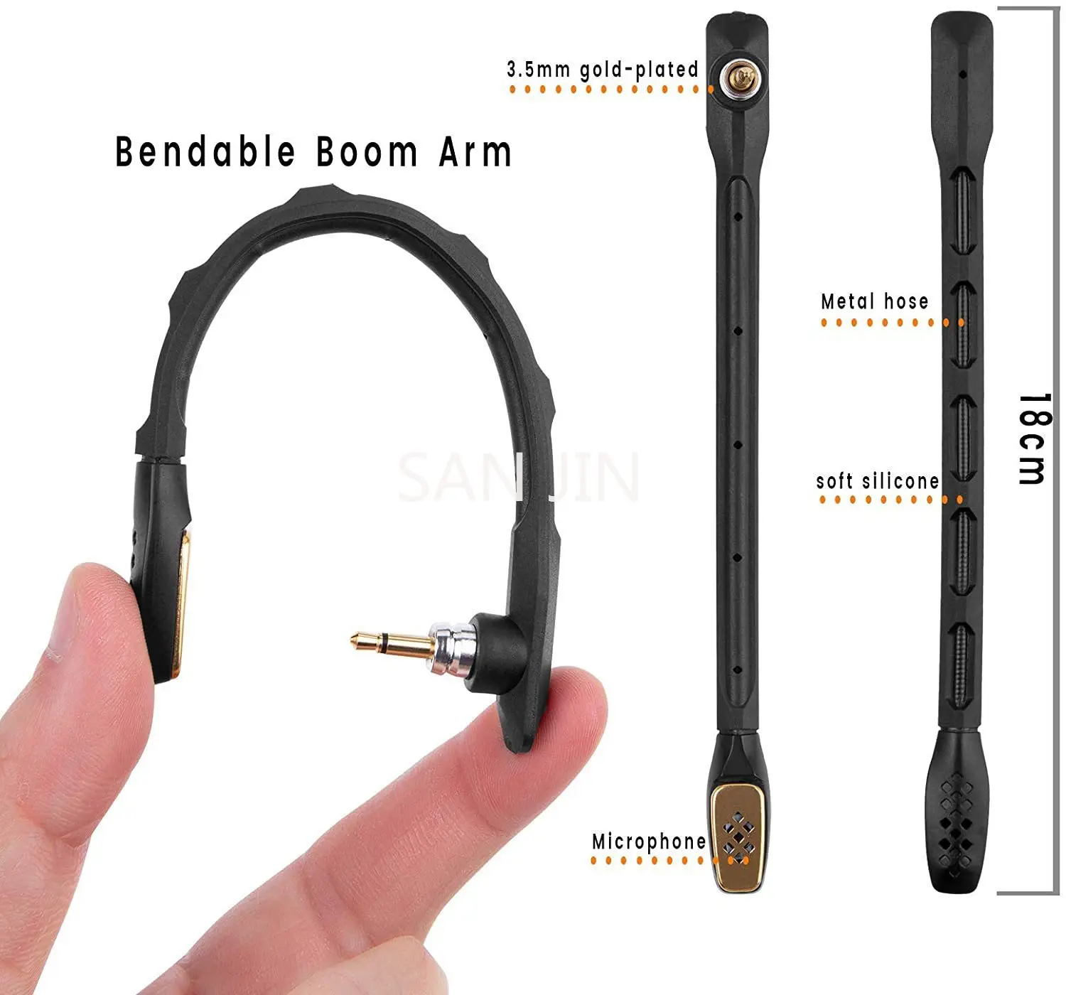 Replacement Gaming Headphone High Quality Omnidirectional Noise Cancelling Microphone Suitable for Logitech ASTRO A40 Headphones
Replacement Gaming Headphone High Quality Omnidirectional Noise Cancelling Microphone Suitable for Logitech ASTRO A40 Headphones