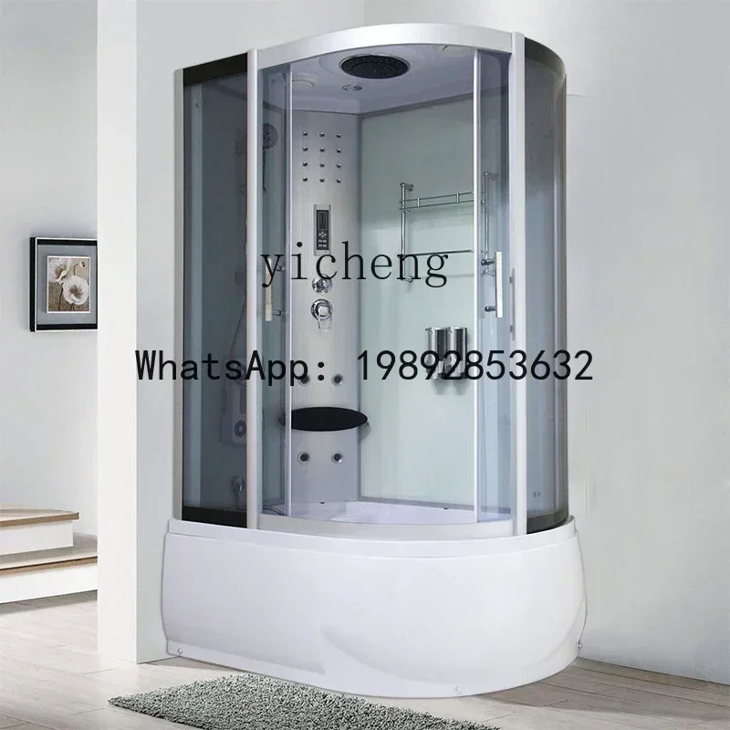U5.11 integral shower steam sauna room L-shaped room tempered glass bath back plate bath room
U5.11 integral shower steam sauna room L-shaped room tempered glass bath back plate bath room