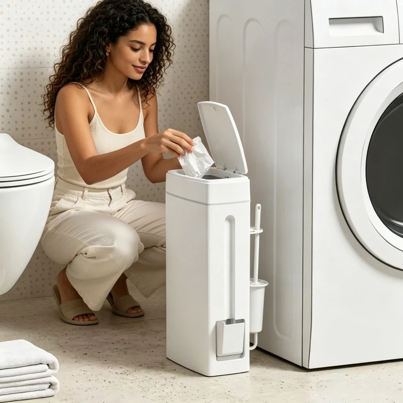 Bathroom Trash Can Bathroom Trash Can Toilet Brush Combo Save Space Small Trash Can Lid Bathroom Accessories Narrow Garbage Can
Bathroom Trash Can Bathroom Trash Can Toilet Brush Combo Save Space Small Trash Can Lid Bathroom Accessories Narrow Garbage Can
