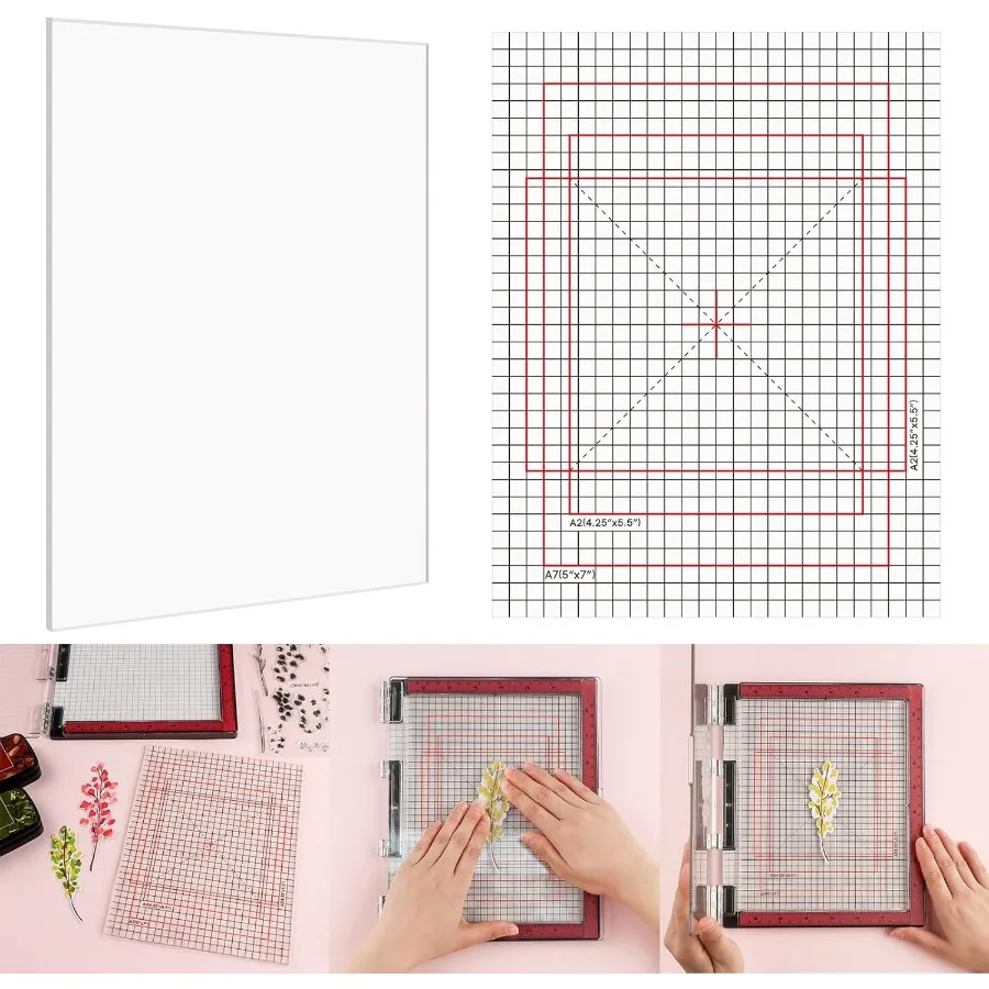 Коврик для захвата 6,5x8,5 с печатными направляющимиМногонепроницаемые нескользящие липкие коврики подходят для оригинального размера Инструмент для позиционирования штампов Фотополимерный коврик для
Коврик для захвата 6,5x8,5 с печатными направляющимиМногонепроницаемые нескользящие липкие коврики подходят для оригинального размера Инструмент для позиционирования штампов Фотополимерный коврик для