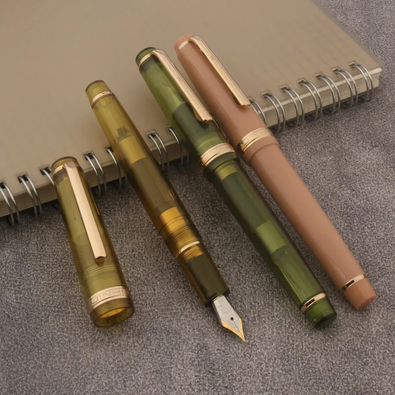 Перьевая ручка JinHao 82 с прозрачными чернилами, вращающийся наполнитель EF, F, M, перо, канцелярские принадлежности для бизнеса, офиса, школы
Перьевая ручка JinHao 82 с прозрачными чернилами, вращающийся наполнитель EF, F, M, перо, канцелярские принадлежности для бизнеса, офиса, школы