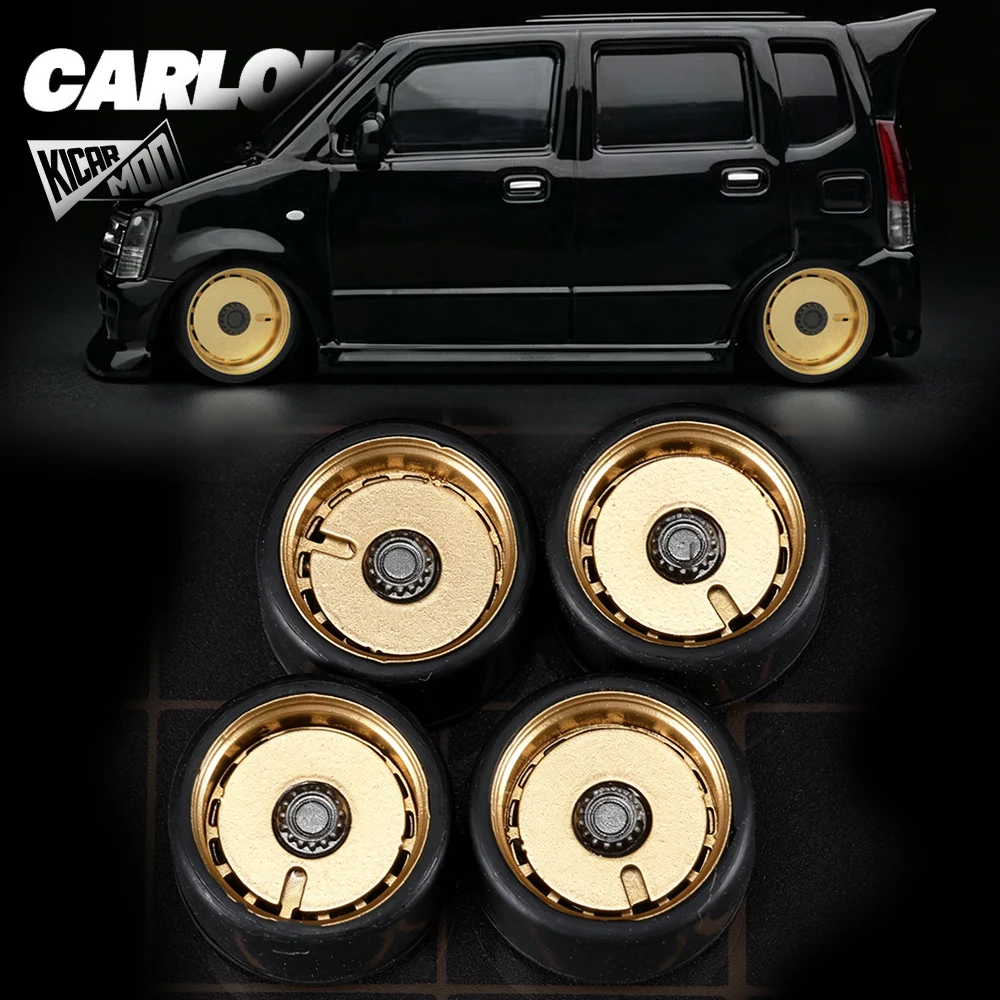 Carlomo 1/64 Alloy Model Car Wheel Series S-9 Bearings Ultra Smooth Rolling 9.5mm with Tires for Tomica Modified (4pcs 1set)
Carlomo 1/64 Alloy Model Car Wheel Series S-9 Bearings Ultra Smooth Rolling 9.5mm with Tires for Tomica Modified (4pcs 1set)