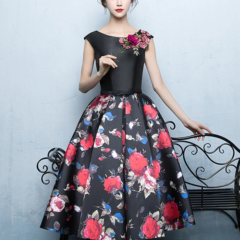 New Short Flowers Prom Dresses DongCMY Robe De Soiree Vestidos Elegant Party Maxi Women Gown
New Short Flowers Prom Dresses DongCMY Robe De Soiree Vestidos Elegant Party Maxi Women Gown