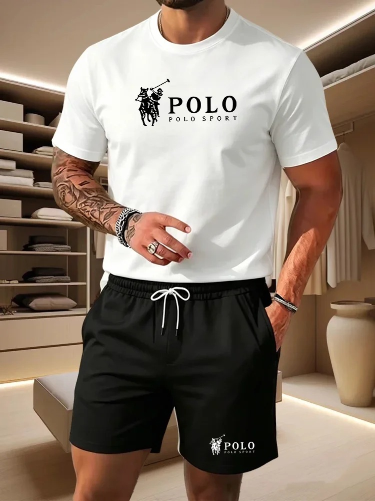 Sports Style Men's Summer Breathable Sportswear Short Sleeved T-shirt+shorts, Lightweight and Comfortable Casual 2-piece Set
Sports Style Men's Summer Breathable Sportswear Short Sleeved T-shirt+shorts, Lightweight and Comfortable Casual 2-piece Set
