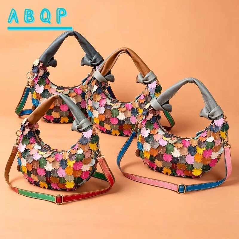New Women's Handbag Luxury Brand Genuine Leather Women's Shoulder Bag Hand-stitched Colorful Fashion Women's Bag High Quality
New Women's Handbag Luxury Brand Genuine Leather Women's Shoulder Bag Hand-stitched Colorful Fashion Women's Bag High Quality