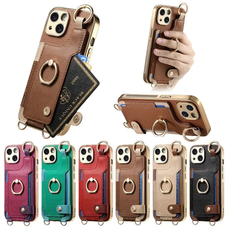Back Card Slots Phone Case For iPhone 16 15 Plus 14 Pro 13 12 11 Pro Max Protective Cover With Shoulder Strap
Back Card Slots Phone Case For iPhone 16 15 Plus 14 Pro 13 12 11 Pro Max Protective Cover With Shoulder Strap
