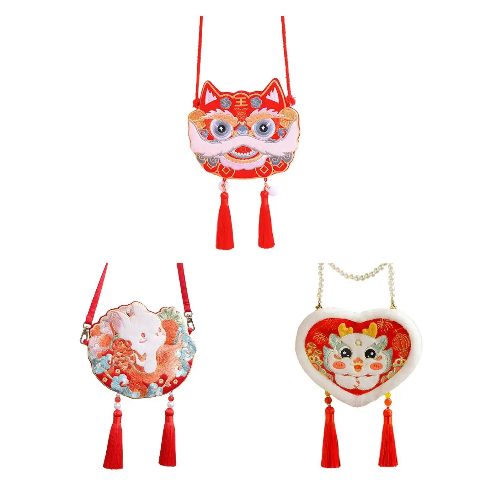 Embroidery Crossbody Hanfu Bag Chinese New Year Purse Shoulder Bag Cosmetic Bag for Dating
Embroidery Crossbody Hanfu Bag Chinese New Year Purse Shoulder Bag Cosmetic Bag for Dating