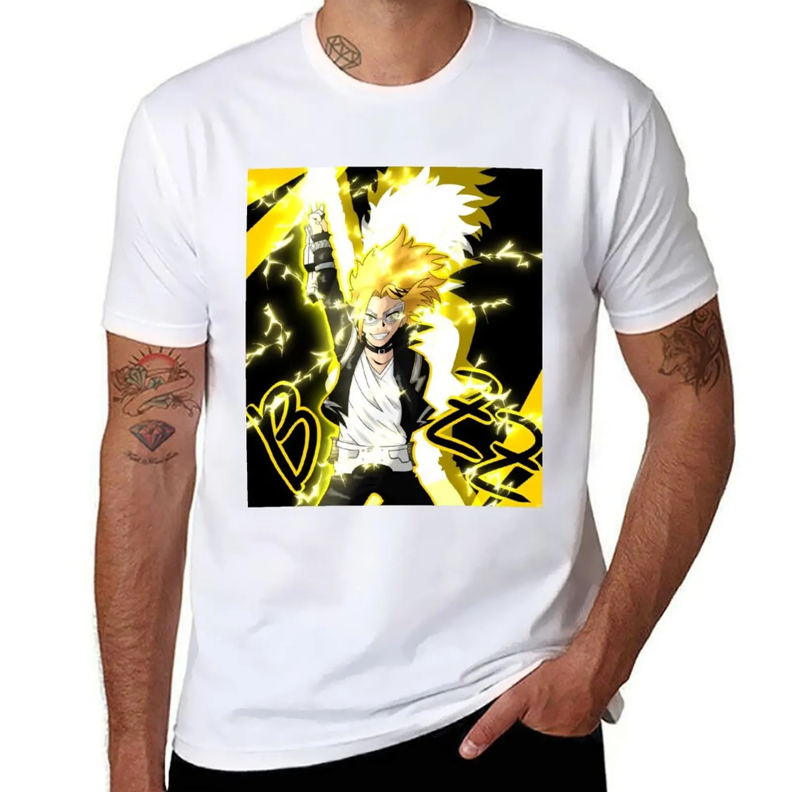 Denki Kaminari BZZ T-Shirt black cotton t-shirt plain for man package mens graphic t shirts T-Shirt
Denki Kaminari BZZ T-Shirt black cotton t-shirt plain for man package mens graphic t shirts T-Shirt