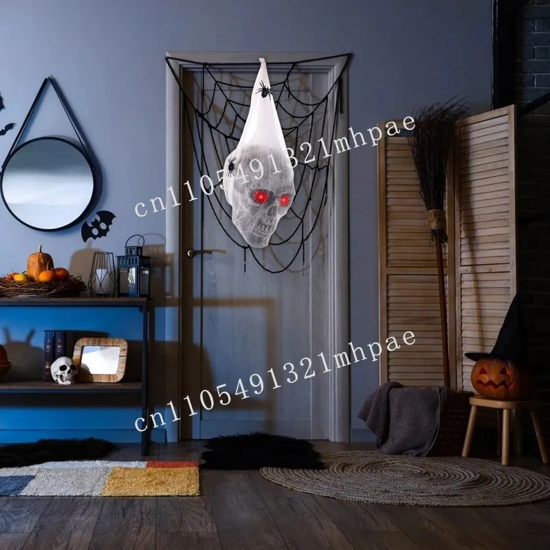 Simulated Spooky Yard Decoration Horror Glowing Sound-Controlled Skull Prop Halloween Terrifying Atmosphere Decoration Supplies
Simulated Spooky Yard Decoration Horror Glowing Sound-Controlled Skull Prop Halloween Terrifying Atmosphere Decoration Supplies