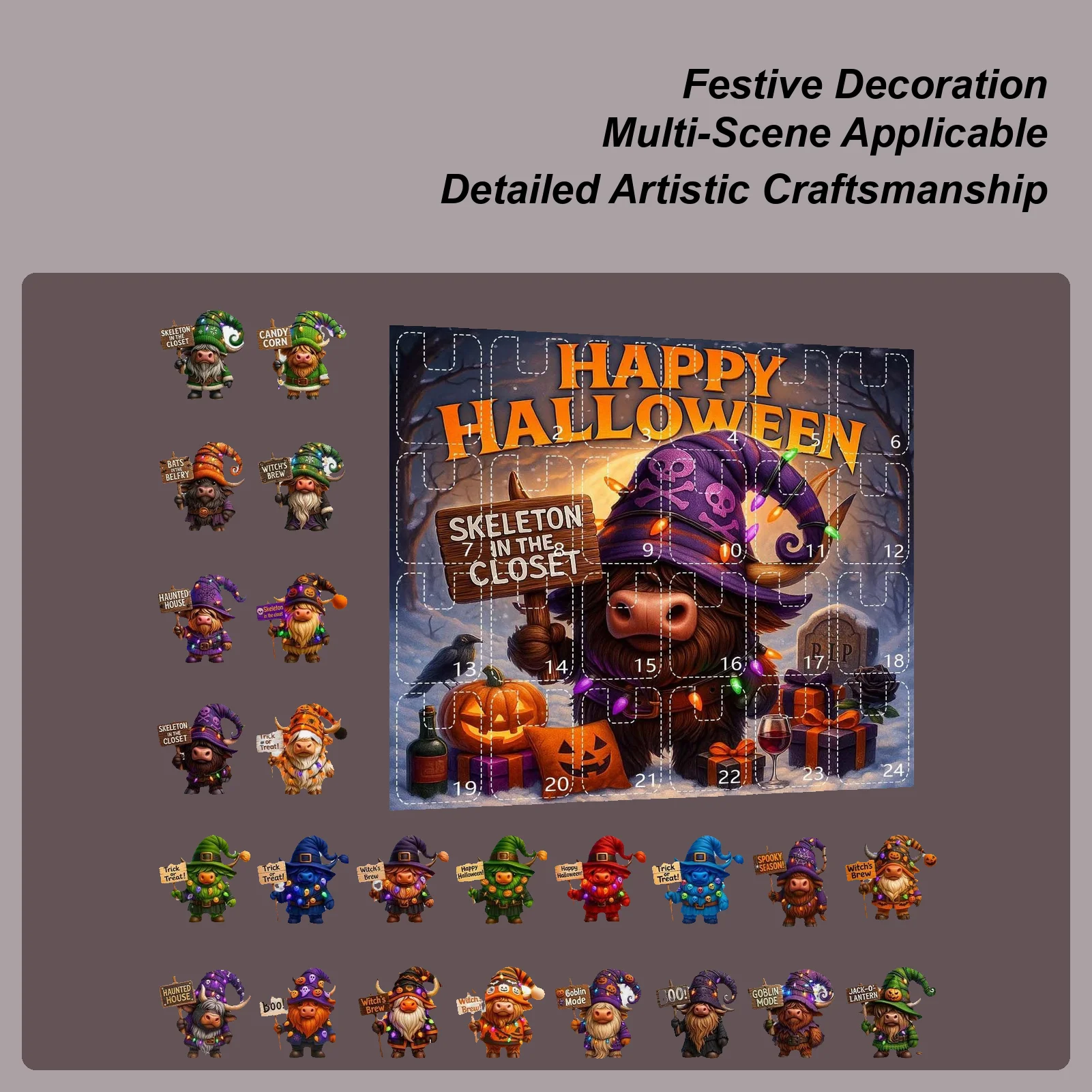 Календарь обратного отсчета ужасов, 24-дневный набор игрушек обратного отсчета, готическая игра ужасов, жуткая плюшевая кукла для детей, мальчиков, девочек-подростков
Календарь обратного отсчета ужасов, 24-дневный набор игрушек обратного отсчета, готическая игра ужасов, жуткая плюшевая кукла для детей, мальчиков, девочек-подростков