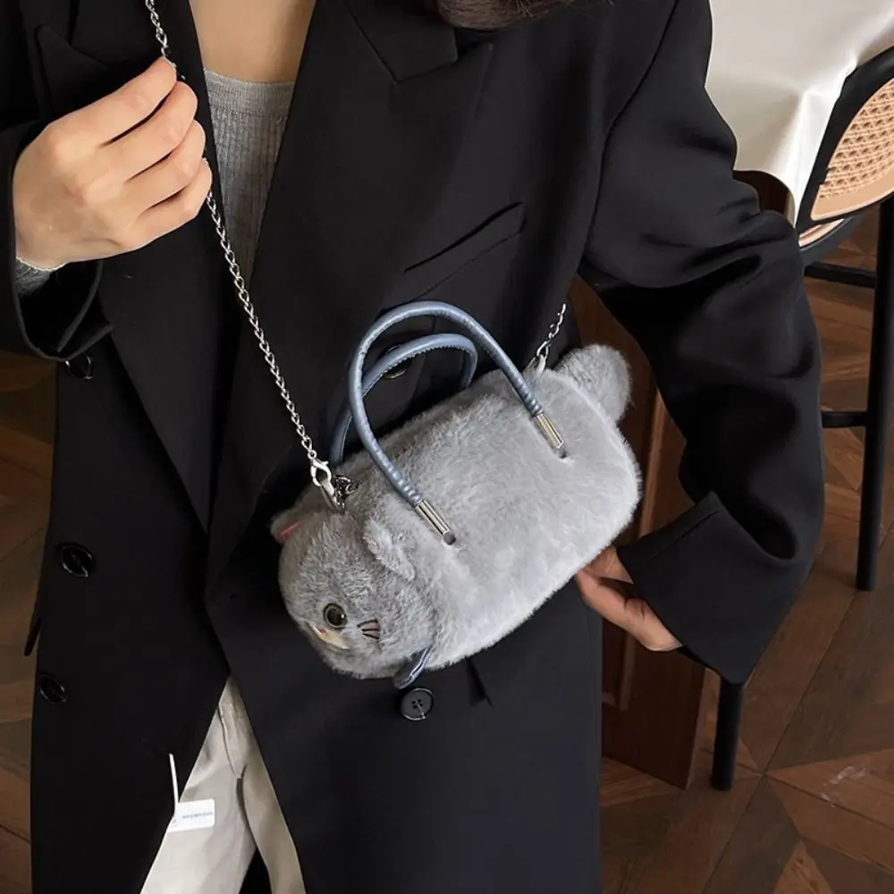 Fashion Designer Cat Cross bag Small Cute Casual Simulated Cat Bag Zipper Fluffy Fur Women's Handbag for Girls
Fashion Designer Cat Cross bag Small Cute Casual Simulated Cat Bag Zipper Fluffy Fur Women's Handbag for Girls