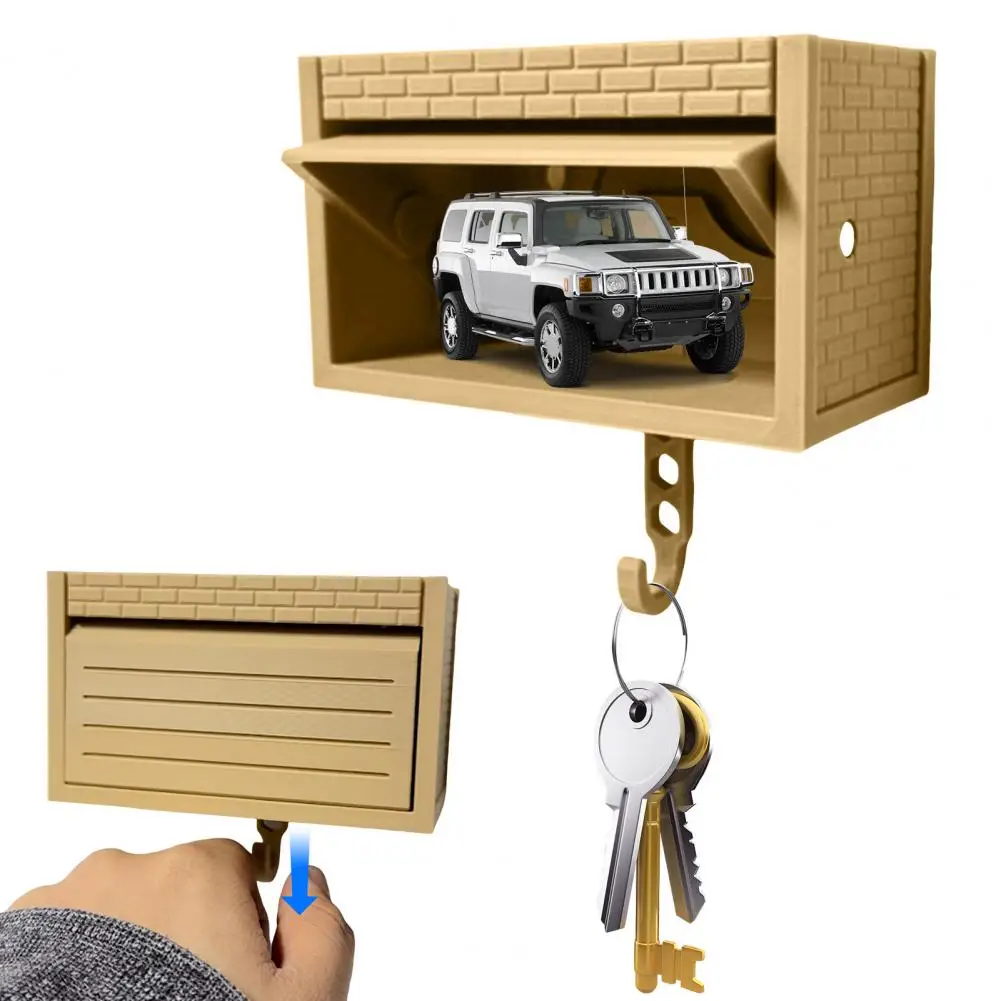 Car-Themed Key Holder with Opening Door - Adhesive Wall Mount Key Organizer for Entryway, Dual-Purpose Home Office Decor
Car-Themed Key Holder with Opening Door - Adhesive Wall Mount Key Organizer for Entryway, Dual-Purpose Home Office Decor