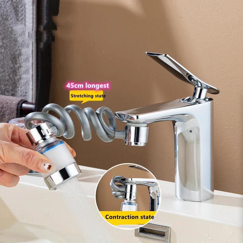 New Universal Sink Faucet 360 Degree Rotation Filter Extension Tube Shower Water Saving Tap Universal Kitchen Gadgets Accessorie
New Universal Sink Faucet 360 Degree Rotation Filter Extension Tube Shower Water Saving Tap Universal Kitchen Gadgets Accessorie