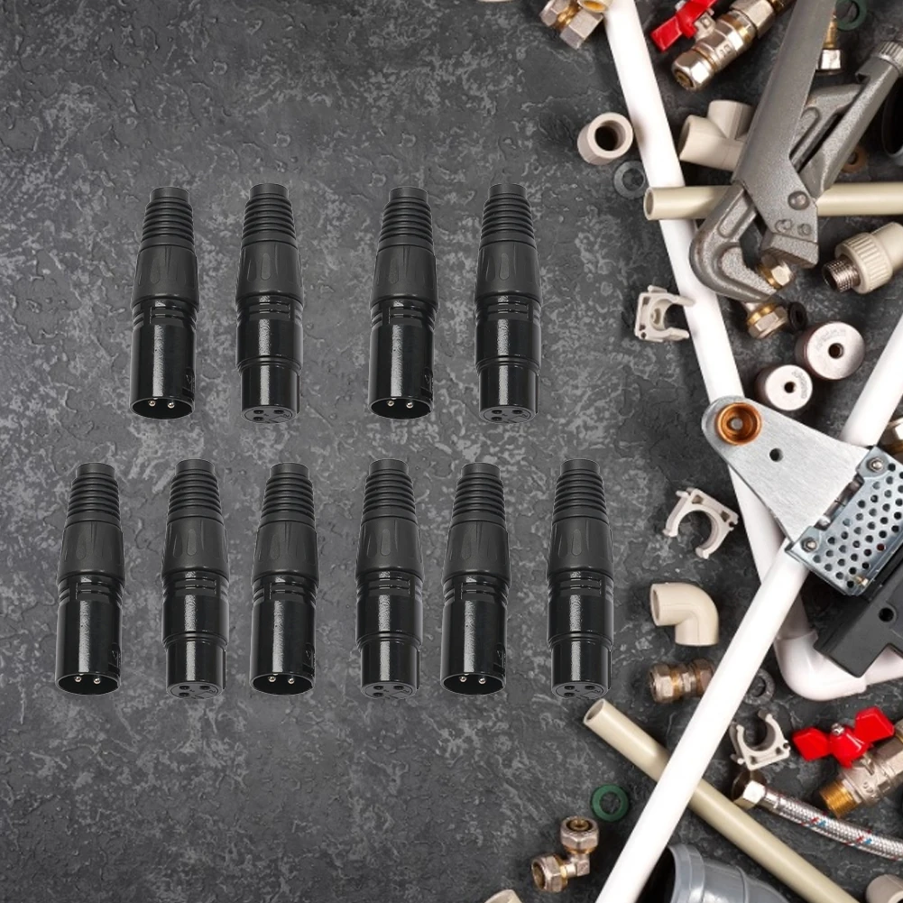 5 пар разъемов для микрофона (папа/мама), мини-3-контактные XLR-разъемы, замена аудиокабелей для микрофонов, для аудиооборудования
5 пар разъемов для микрофона (папа/мама), мини-3-контактные XLR-разъемы, замена аудиокабелей для микрофонов, для аудиооборудования