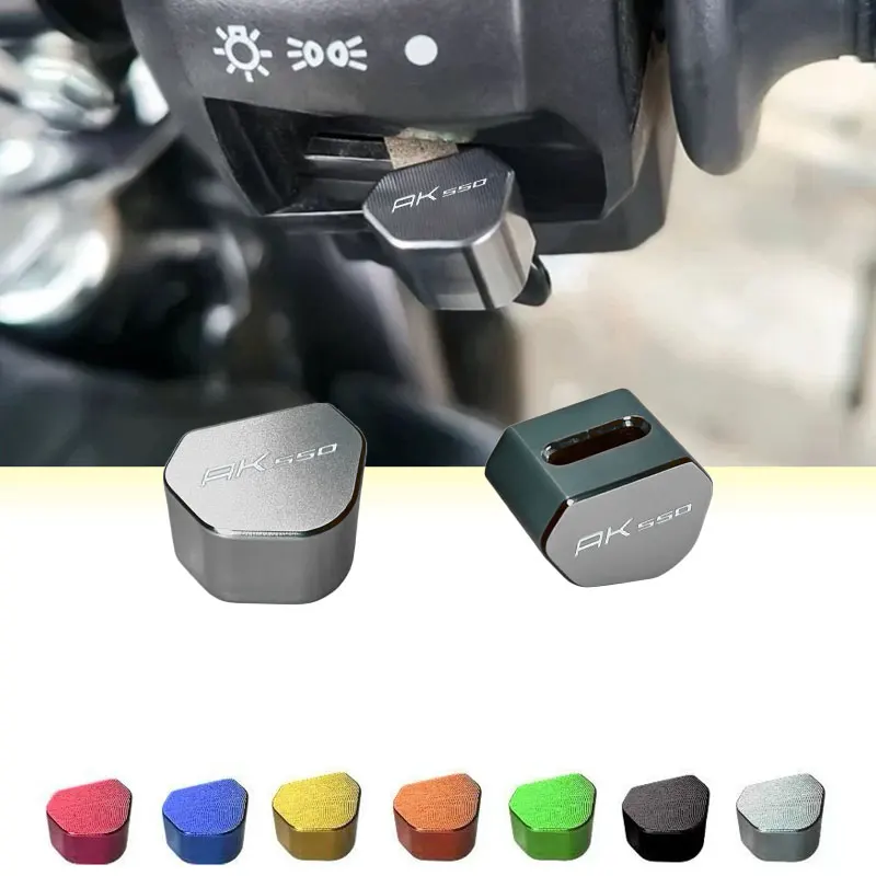 For KYMCO AK550 AK 550 2017-2025 CNC Aluminum Motorcycle Handlebar Switch Button Cover Turn Signal Protective Caps
For KYMCO AK550 AK 550 2017-2025 CNC Aluminum Motorcycle Handlebar Switch Button Cover Turn Signal Protective Caps