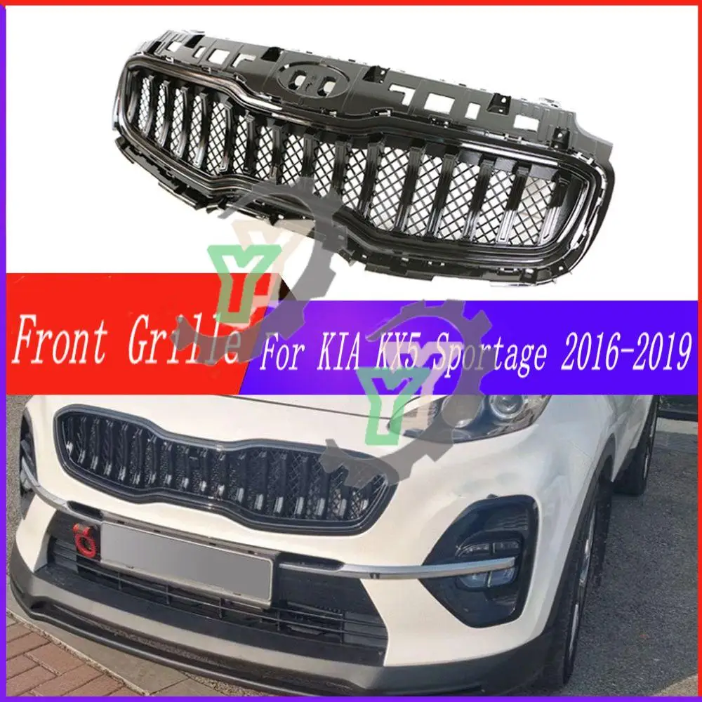 Front Bumper Grille Centre Panel Styling Upper Racing Grill For KIA KX5 Sportage 2016 2017 2018 2019 Car Accessories
Front Bumper Grille Centre Panel Styling Upper Racing Grill For KIA KX5 Sportage 2016 2017 2018 2019 Car Accessories