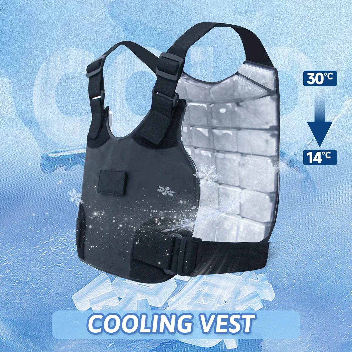 Summer Cooling Vest Lightweight Convenient Continuous Cooling Outdoor Work Clothes 18° Pcm Cooling Constant Temperature Clothing
Summer Cooling Vest Lightweight Convenient Continuous Cooling Outdoor Work Clothes 18° Pcm Cooling Constant Temperature Clothing
