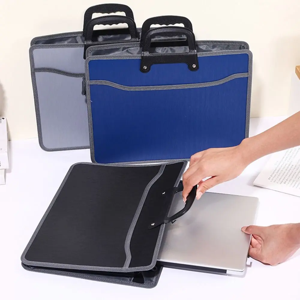Oxford Cloth Portable File Bag Waterproof Multi-Layer Document Handbag Large Capacity with Handle Office Briefcase Office Use
Oxford Cloth Portable File Bag Waterproof Multi-Layer Document Handbag Large Capacity with Handle Office Briefcase Office Use