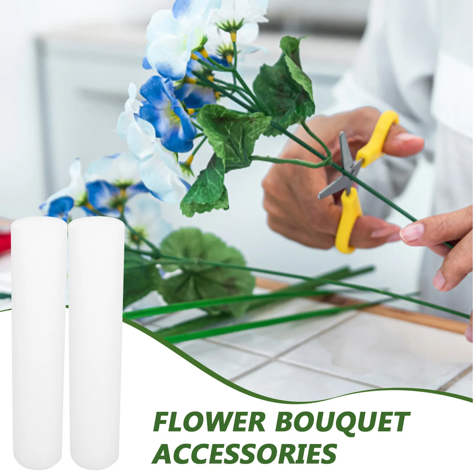 10pcs Foam Cylinders for DIY Crafts White Foam Rods for Flower Arrangements Polystyrene Crafting Tubes Flower Making Supplies
10pcs Foam Cylinders for DIY Crafts White Foam Rods for Flower Arrangements Polystyrene Crafting Tubes Flower Making Supplies