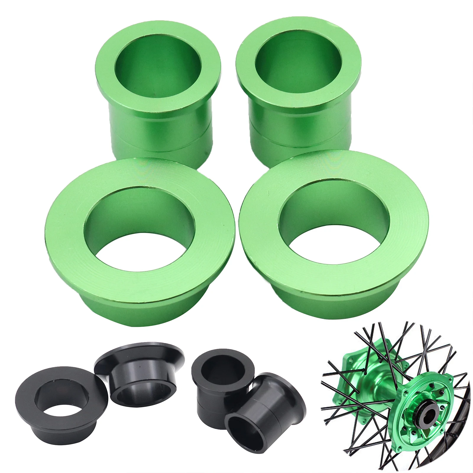 Motocross CNC Aluminum Front and Rear Wheel Spacers For Kawasaki KX125 KX250 KX250F KX450F KLX450R KX 125 250 450F Accessories
Motocross CNC Aluminum Front and Rear Wheel Spacers For Kawasaki KX125 KX250 KX250F KX450F KLX450R KX 125 250 450F Accessories