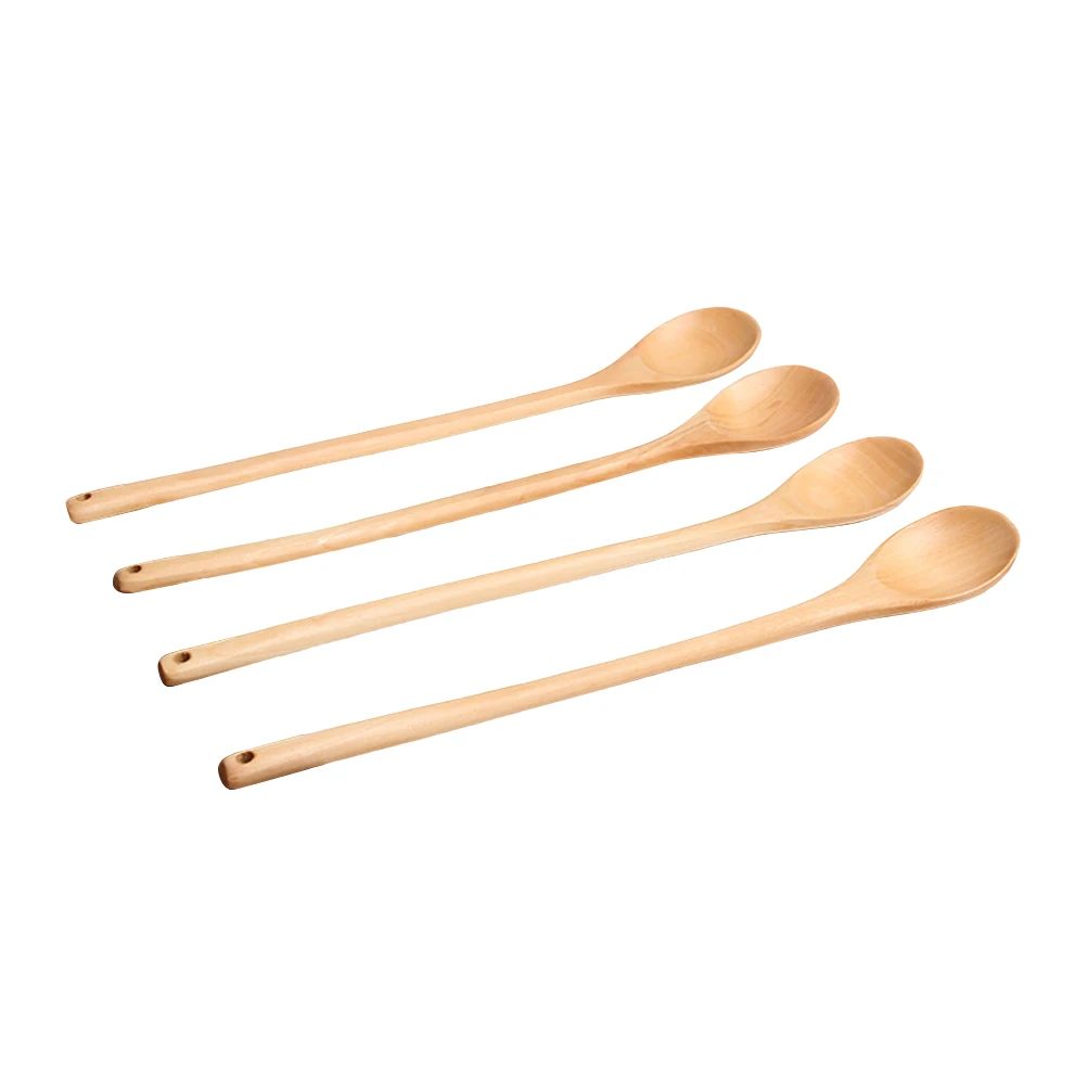 4PCS Wooden Mixing Spoon Kitchen Serving Utensils Measuring Spoons Extra Long Handles Wood Sanded Surface Quality
4PCS Wooden Mixing Spoon Kitchen Serving Utensils Measuring Spoons Extra Long Handles Wood Sanded Surface Quality