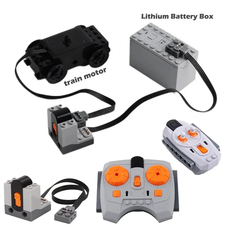 Train Track Motor High-tech PF Blocks Parts Remote Control With Lithium Battery Power Functions DIY Moc Bricks Toys Accessories
Train Track Motor High-tech PF Blocks Parts Remote Control With Lithium Battery Power Functions DIY Moc Bricks Toys Accessories
