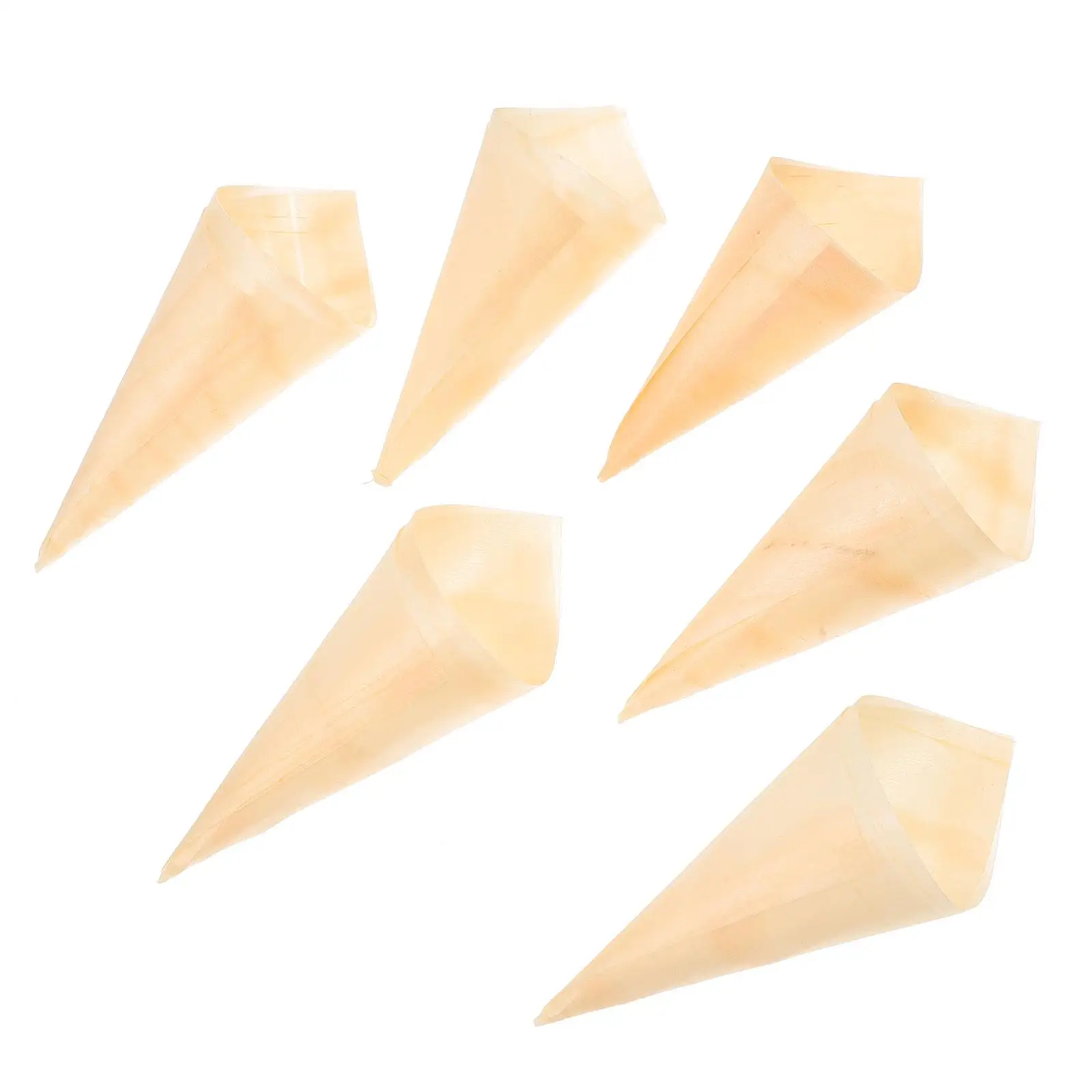 50 Pcs Wooden Veneer Roll Ice Cream Cones Appetizer Color Catering Disposable Confetti for Serving Appetizers
50 Pcs Wooden Veneer Roll Ice Cream Cones Appetizer Color Catering Disposable Confetti for Serving Appetizers
