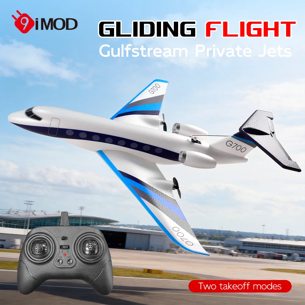 9IMOD RC Glider Plane 2.4GHz Private Jet EPP Foam Dual Motor Gyro 20Min Flight
9IMOD RC Glider Plane 2.4GHz Private Jet EPP Foam Dual Motor Gyro 20Min Flight
