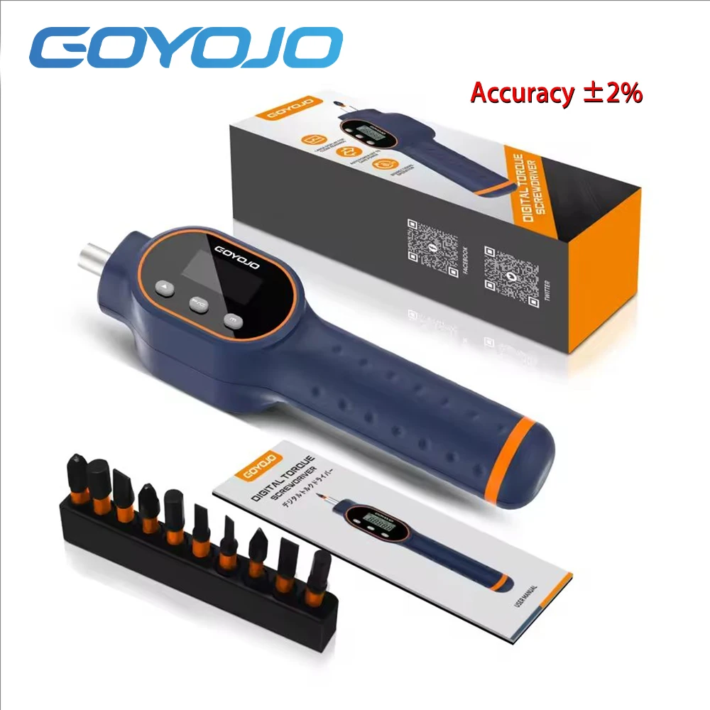 New Digital Torque Screwdriver Adjustable Torque Screwdriver Wrench 1/4 Inch Drive Screwdriver Torque Wrench Set 7.08-70.8 In-lb
New Digital Torque Screwdriver Adjustable Torque Screwdriver Wrench 1/4 Inch Drive Screwdriver Torque Wrench Set 7.08-70.8 In-lb