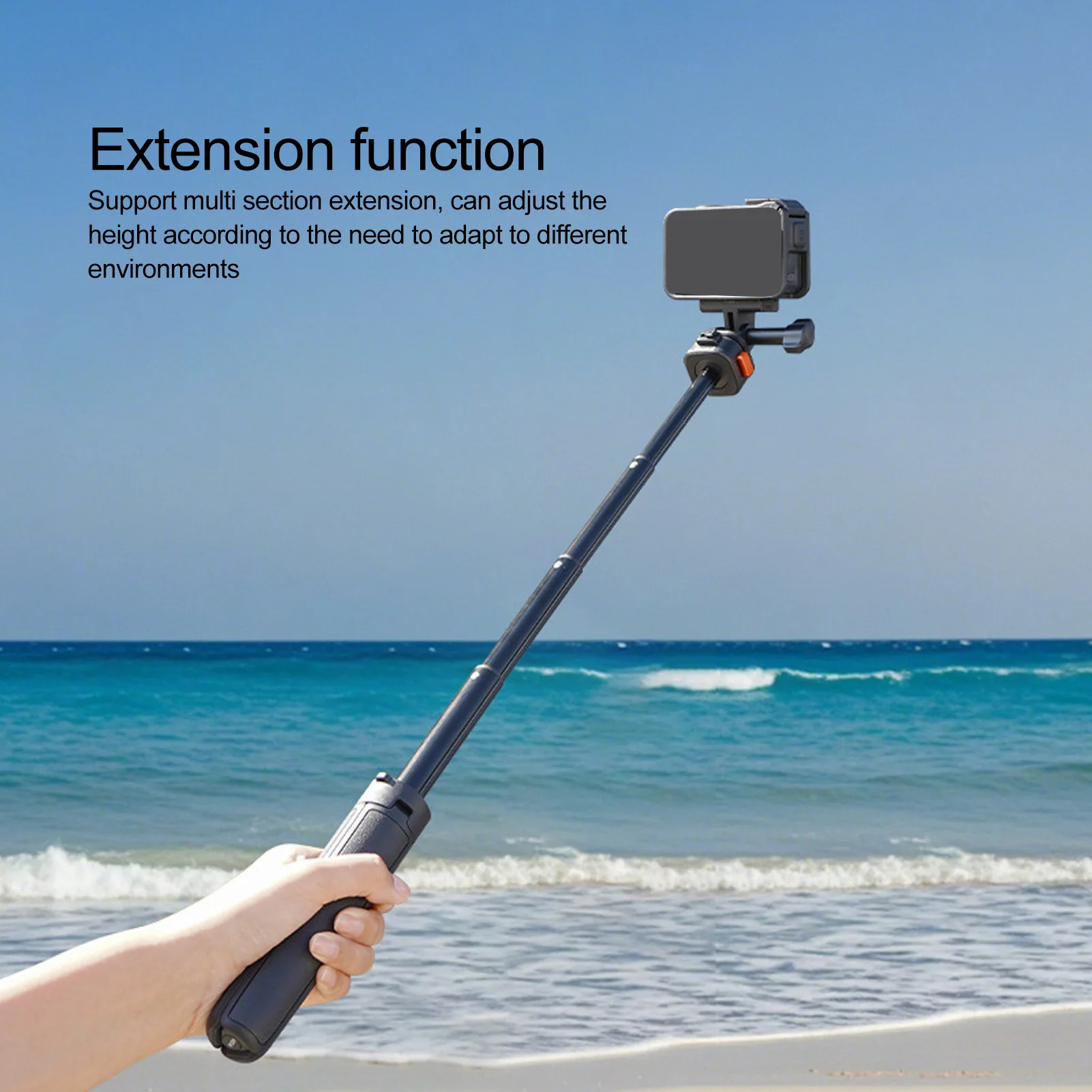 Extendable Camera Tripod Double Locking Aluminum Alloy Selfie Stick Tripod Magnetic with 1/4 Inch Screw Adapter for Photography
Extendable Camera Tripod Double Locking Aluminum Alloy Selfie Stick Tripod Magnetic with 1/4 Inch Screw Adapter for Photography