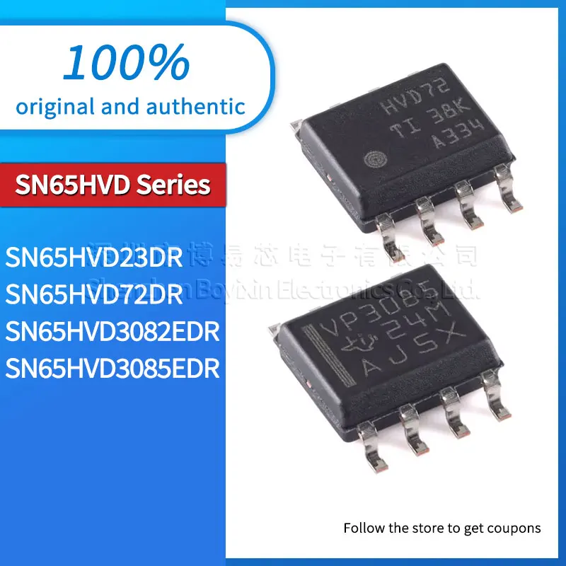 Brand new original genuine SN65HVD3085EDR SN65HVD3082EDR SN65HVD72DR SN65HVD23DR package SOIC-8
Brand new original genuine SN65HVD3085EDR SN65HVD3082EDR SN65HVD72DR SN65HVD23DR package SOIC-8