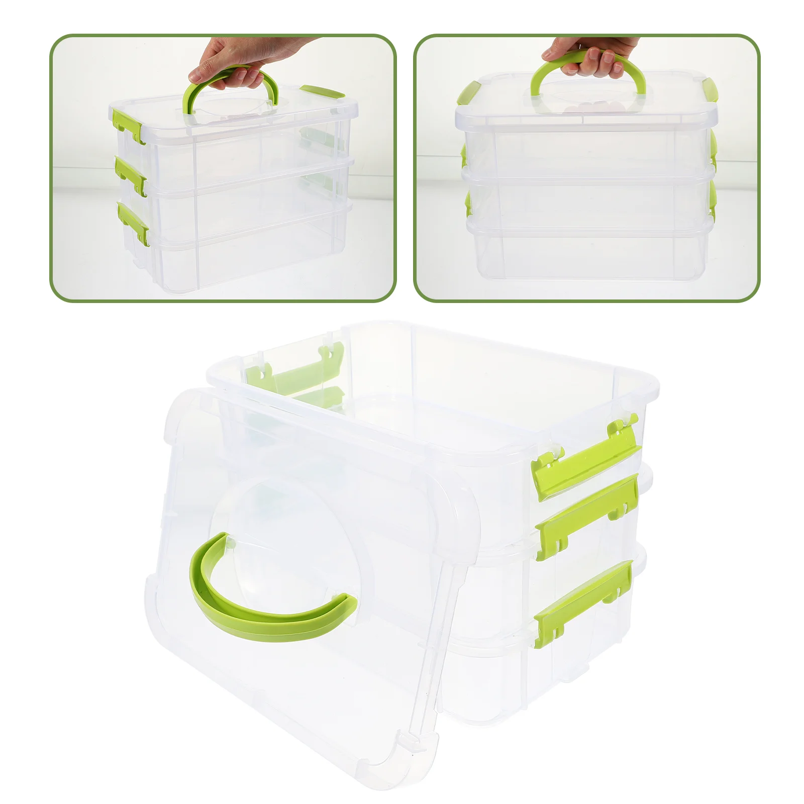 Three Layer Storage Box Food Containers with Lids Practical Bin for Home School Bead Toy Stackable Case Pp Convenient Office
Three Layer Storage Box Food Containers with Lids Practical Bin for Home School Bead Toy Stackable Case Pp Convenient Office