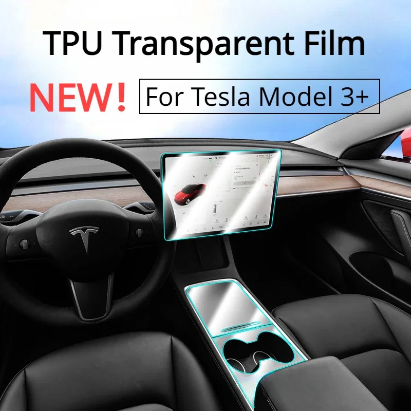 Прозрачная пленка из ТПУ для Tesla Model 3 Highland 2024, защитная пленка с центральным контролем, наклейка против царапин, новые аксессуары для моделей 3
Прозрачная пленка из ТПУ для Tesla Model 3 Highland 2024, защитная пленка с центральным контролем, наклейка против царапин, новые аксессуары для моделей 3