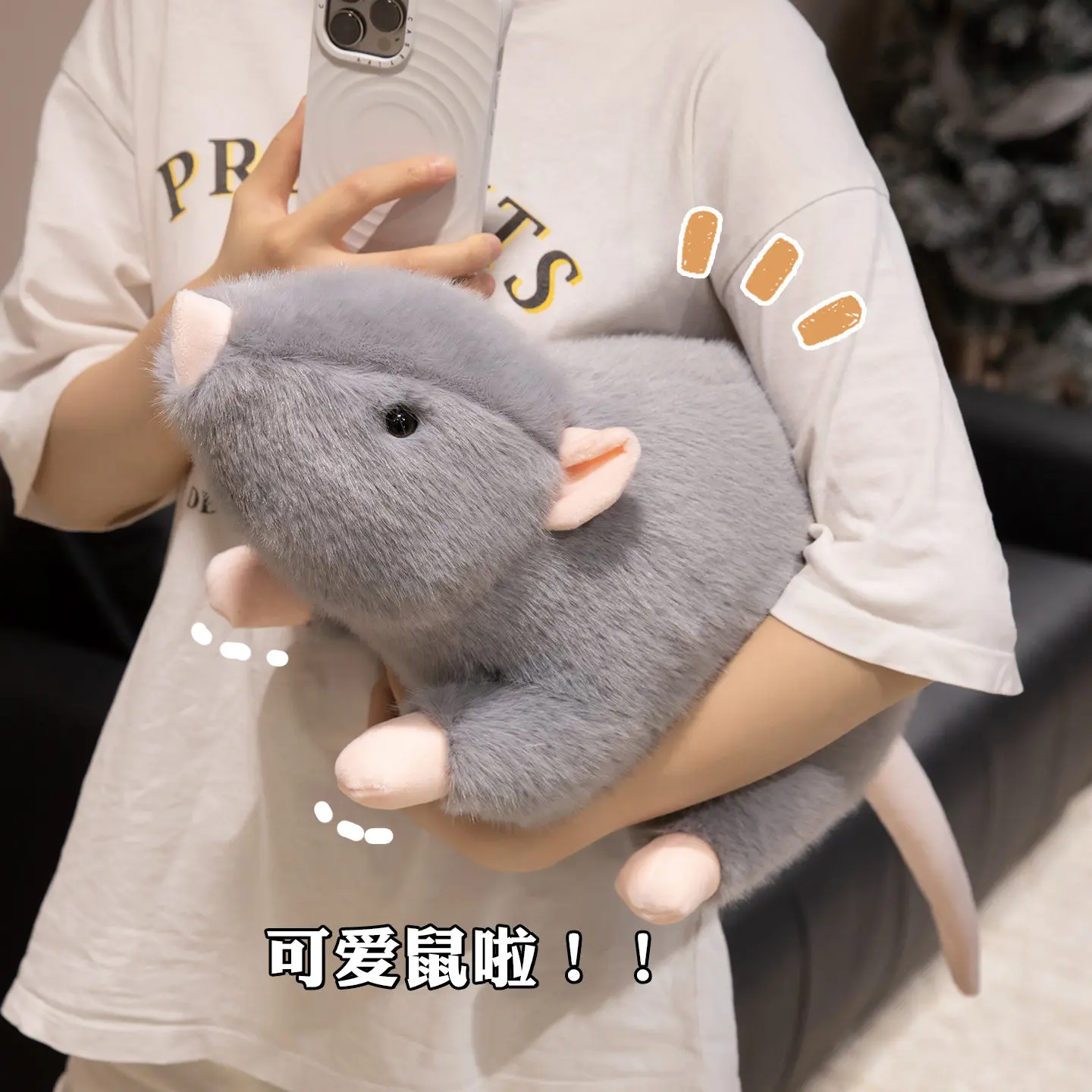 Lifelike Mouse Soft Plush Toy Lovely Grey Mice Full Stuffed Animal Rat Pillow Funny Toy Birthday Christmas Gifts 
Lifelike Mouse Soft Plush Toy Lovely Grey Mice Full Stuffed Animal Rat Pillow Funny Toy Birthday Christmas Gifts