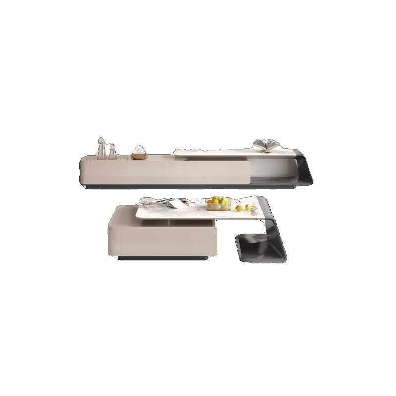 Italian rock slab telescopic coffee table living room combination household apartment modern simplicity light luxury minimalism
Italian rock slab telescopic coffee table living room combination household apartment modern simplicity light luxury minimalism