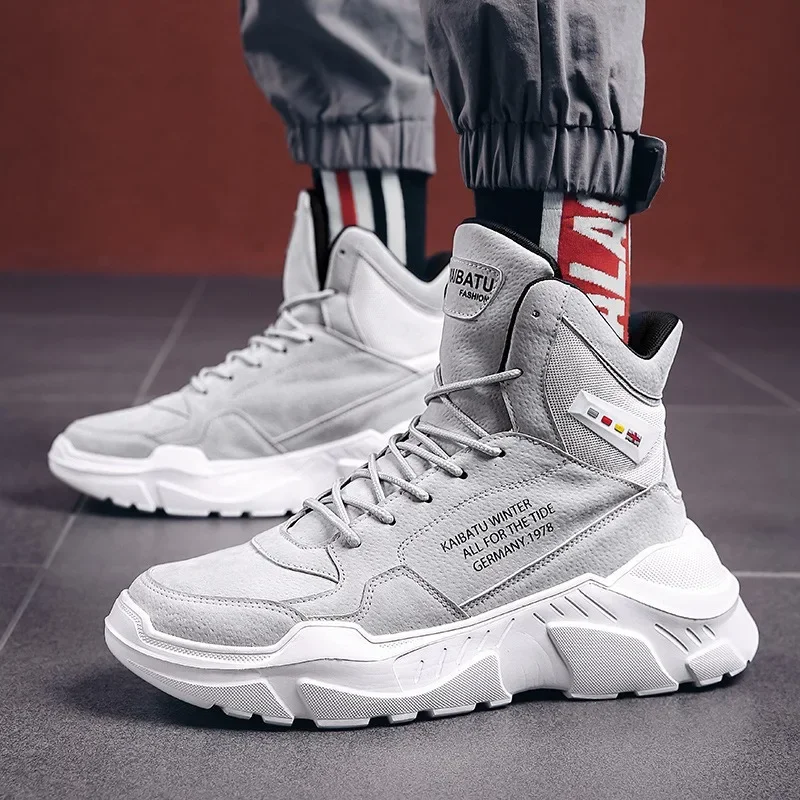 Men Winter Autumn Outdoor Footwear Light Thick Bottom Boots Shoes High Top Chunky Sneakers
Men Winter Autumn Outdoor Footwear Light Thick Bottom Boots Shoes High Top Chunky Sneakers