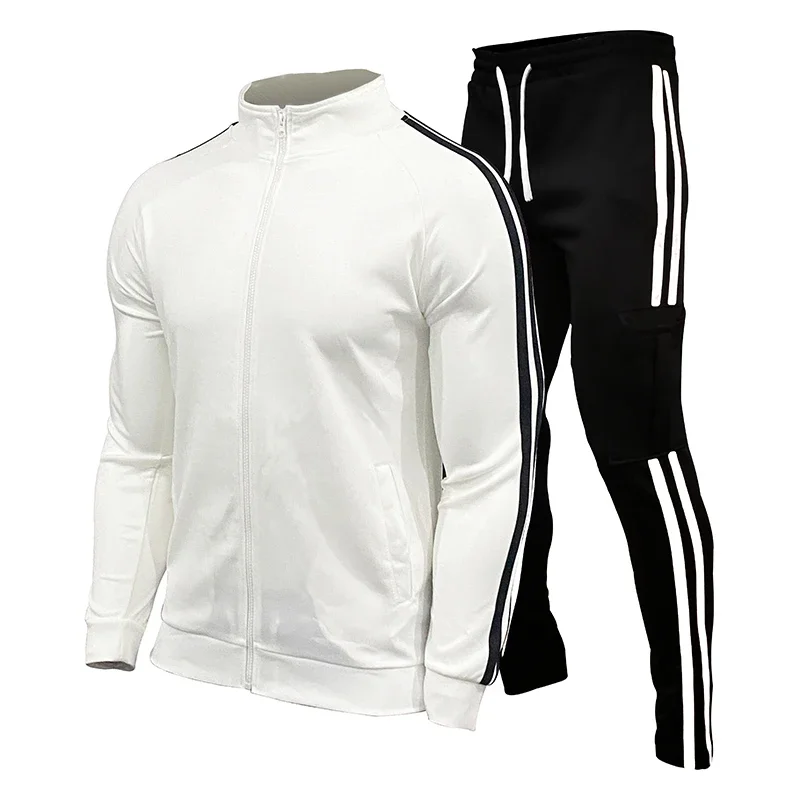 New Mens Tracksuits 2024 Men Sets Sweatshirt+sweatpants Tracksuit Zipper Stand Collar Sports Suit Jogging Fitness Men Clothing
New Mens Tracksuits 2024 Men Sets Sweatshirt+sweatpants Tracksuit Zipper Stand Collar Sports Suit Jogging Fitness Men Clothing