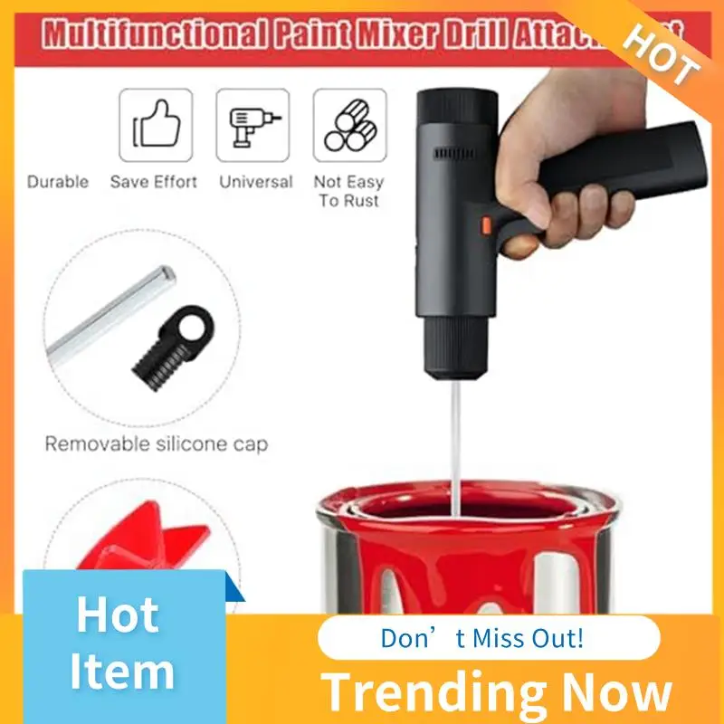 4 Piece 11In Drill Bit Paint Mixer,4 Piece Drill Bit Mixer Attachment Mixer Red Plastic+Metal For Most Drill Bits
4 Piece 11In Drill Bit Paint Mixer,4 Piece Drill Bit Mixer Attachment Mixer Red Plastic+Metal For Most Drill Bits