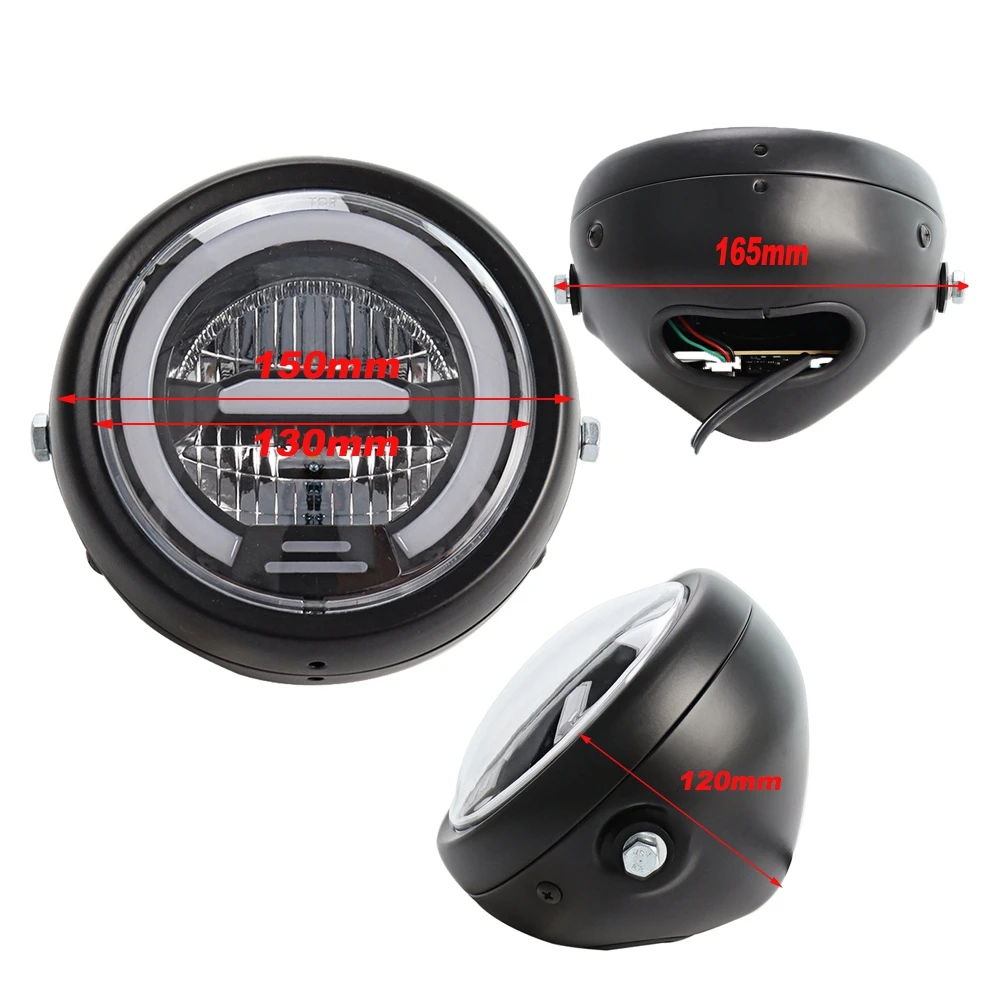 RETRO MOTORCYCLE FRONT LED HEADLIGHT HEAD LAMP LED LIGHT MOTORBIKE ACCESSORIES CAFE RACER
RETRO MOTORCYCLE FRONT LED HEADLIGHT HEAD LAMP LED LIGHT MOTORBIKE ACCESSORIES CAFE RACER