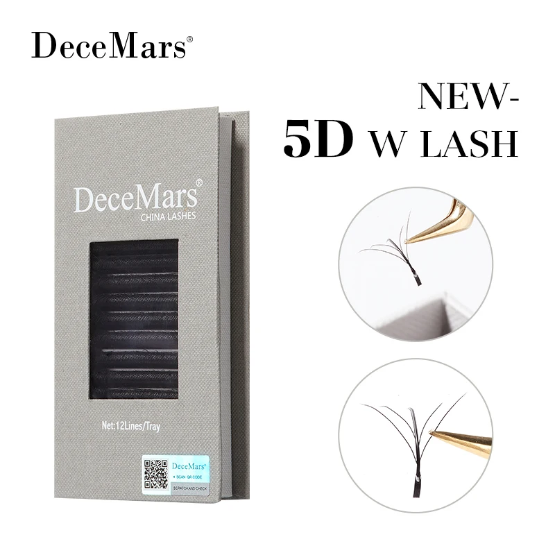 DeceMars New type 5D-W Eyelash Extension High Quality Ideal for Enhancing Eye Look make up lash boxes packaging wholesale
DeceMars New type 5D-W Eyelash Extension High Quality Ideal for Enhancing Eye Look make up lash boxes packaging wholesale