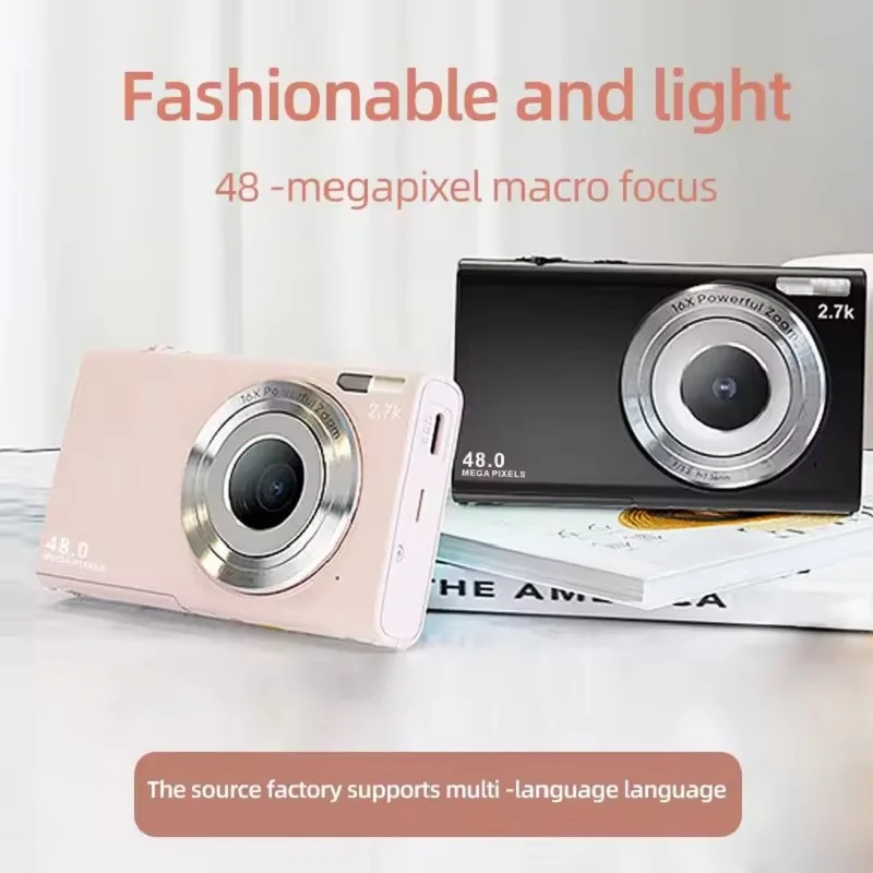 48 Megapixel High-Definition 2.88-Inch Vlogging Digital Camera With 16X Digital Zoom As A Gift Students Portable Card Machine
48 Megapixel High-Definition 2.88-Inch Vlogging Digital Camera With 16X Digital Zoom As A Gift Students Portable Card Machine