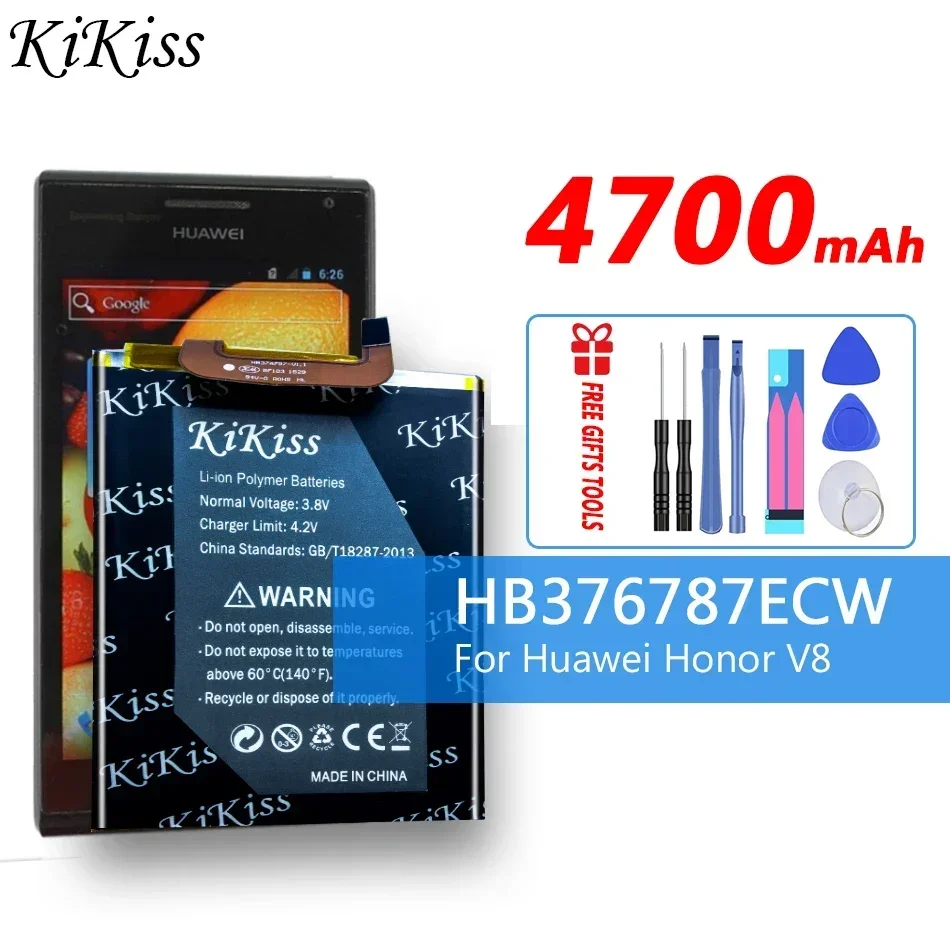 Mobile Phone Battery Reliable Replacement For Huawei Honor V8 HB376787ECW 4700mAh
Mobile Phone Battery Reliable Replacement For Huawei Honor V8 HB376787ECW 4700mAh