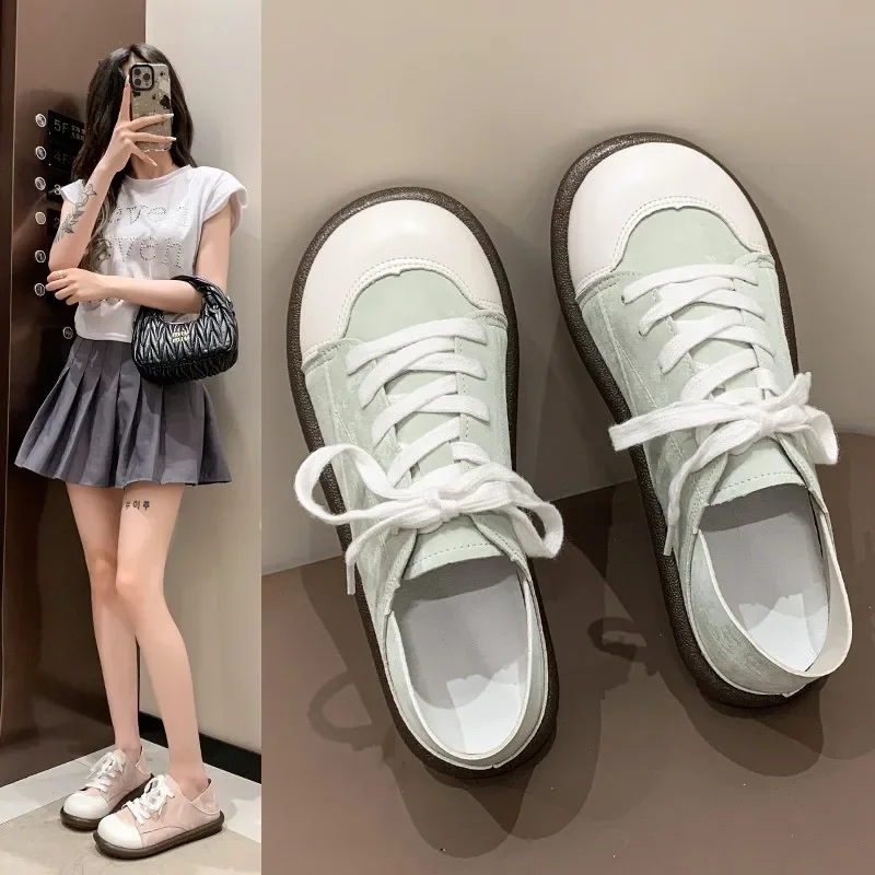 2024 Brand Shoes for Women Round Head Women's Flats Spring Ordinary Flat Shoes Solid Shoes Women Casual Flat Zapatos
2024 Brand Shoes for Women Round Head Women's Flats Spring Ordinary Flat Shoes Solid Shoes Women Casual Flat Zapatos