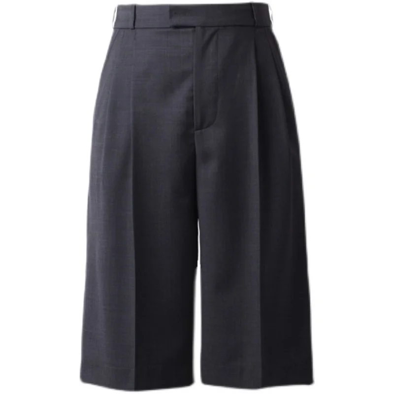 High Waist Straight Leg Woolen Trousers ey Wide Leg Bermuda Suit orts Five-Quarter Mid-Length Pants Summer Precision Spun
High Waist Straight Leg Woolen Trousers ey Wide Leg Bermuda Suit orts Five-Quarter Mid-Length Pants Summer Precision Spun